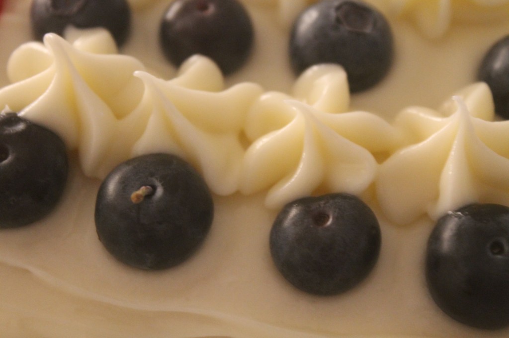 Blue Berries Cream Cheese Frosting
