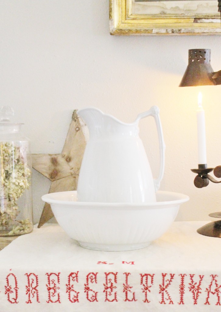 Vintage Linens and Ironstone